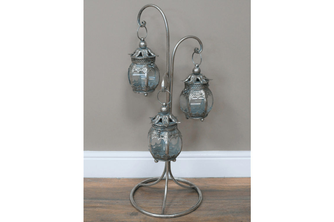 Lanterns On Stand - CANDLE HOLDERS / Lanterns - Beattys of Loughrea
