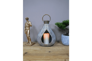 Teardrop Lantern 34cm (Candle not incl.) - CANDLE HOLDERS / Lanterns - Beattys of Loughrea