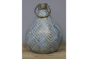 Teardrop Lantern 34cm (Candle not incl.) - CANDLE HOLDERS / Lanterns - Beattys of Loughrea