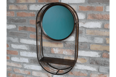 Mirror with Shelf 70cm - WALL MIRRORS - Beattys of Loughrea