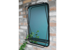 Mirror With Shelf Rectangular 70cm - WALL MIRRORS - Beattys of Loughrea