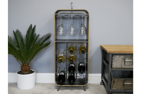 Wine Cabinet Metal - ORNAMENTS - Beattys of Loughrea