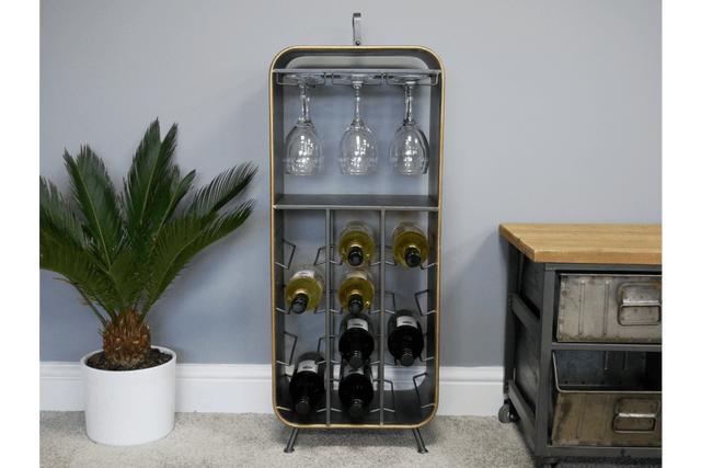 Wine Cabinet Metal - ORNAMENTS - Beattys of Loughrea
