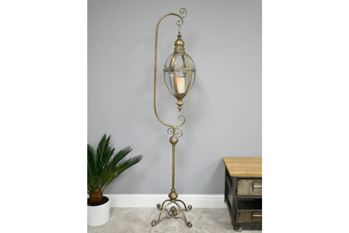 Hanging Lantern 163cm - CANDLE HOLDERS / Lanterns - Beattys of Loughrea