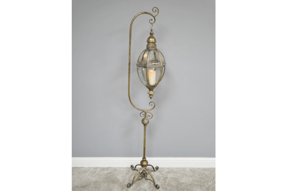 Hanging Lantern 163cm - CANDLE HOLDERS / Lanterns - Beattys of Loughrea