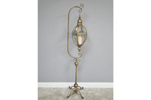 Hanging Lantern 163cm - CANDLE HOLDERS / Lanterns - Beattys of Loughrea