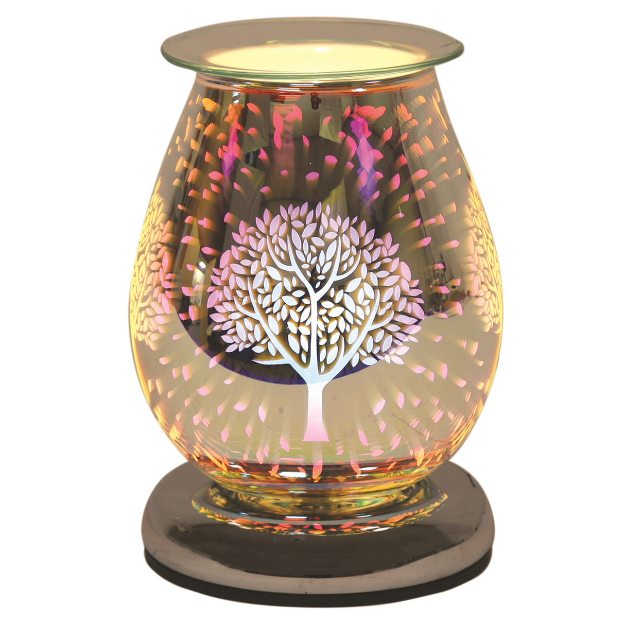 Electric Wax Melt Burner Touch - 3D Tree Oval - POT POURRI/AROMATHERAPY/OILS/DIFFUSER - Beattys of Loughrea