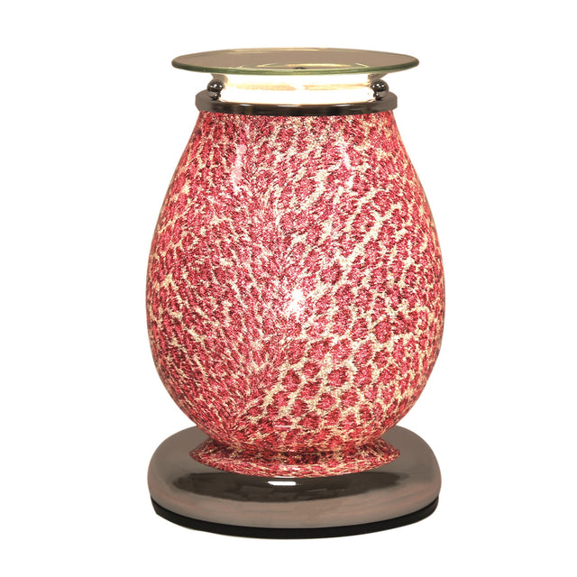 Electric Wax Melt Burner Touch – Animal Print Red Oval - Beattys of Loughrea | www.beattys.ie