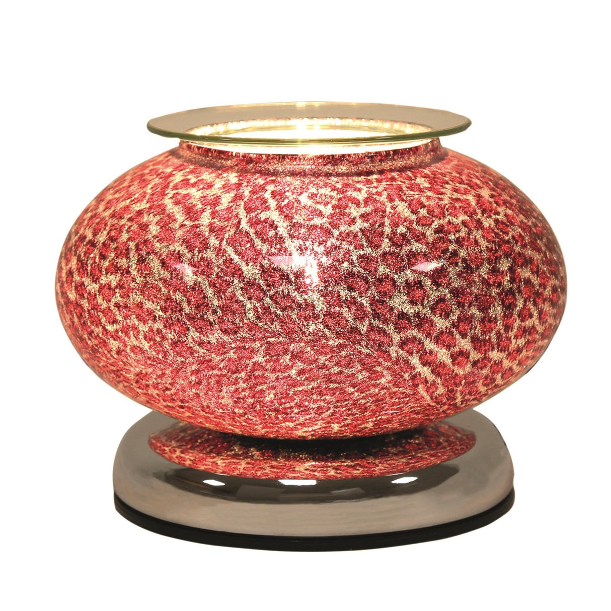 Electric Wax Melt Burner Touch – Animal Print Red Ellipse - POT POURRI/AROMATHERAPY/OILS/DIFFUSER - Beattys of Loughrea