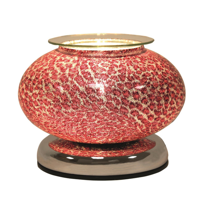 Electric Wax Melt Burner Touch – Animal Print Red Ellipse - POT POURRI/AROMATHERAPY/OILS/DIFFUSER - Beattys of Loughrea
