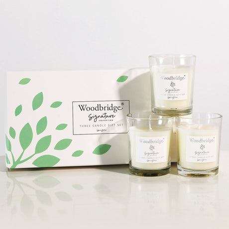 Springtime Boxed Three Votive Candle Set by Woodbridge 3x50g - CANDLES - Beattys of Loughrea