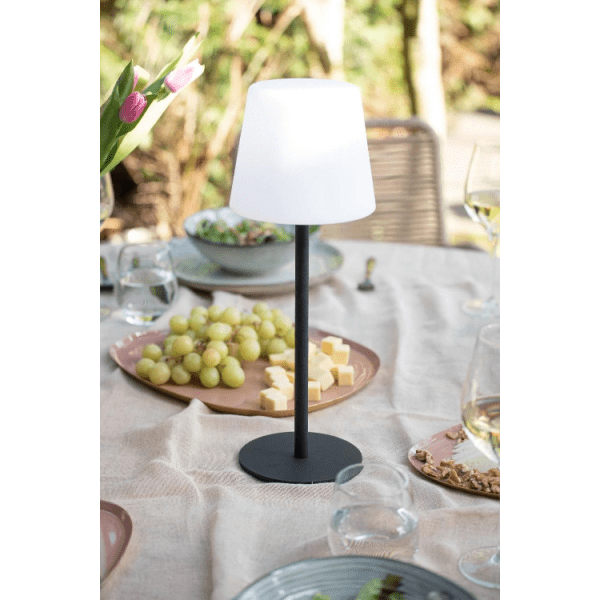 Leitmotiv Outdoors Rechargeable Table Lamp Black - TABLE/BEDSIDE LAMPS - Beattys of Loughrea