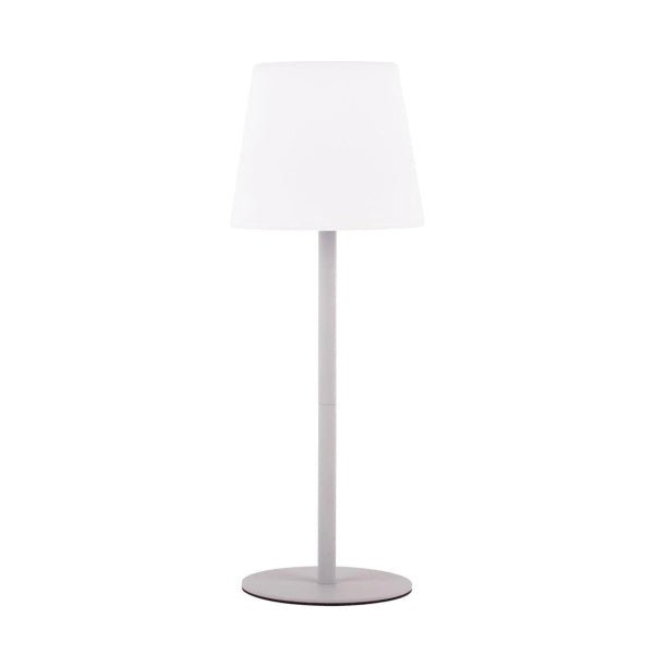 Leitmotiv Outdoors Rechargeable Table Lamp Grey - TABLE/BEDSIDE LAMPS - Beattys of Loughrea