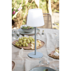 Leitmotiv Outdoors Rechargeable Table Lamp Grey - TABLE/BEDSIDE LAMPS - Beattys of Loughrea