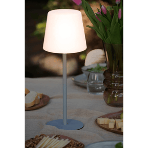 Leitmotiv Outdoors Rechargeable Table Lamp Grey - TABLE/BEDSIDE LAMPS - Beattys of Loughrea