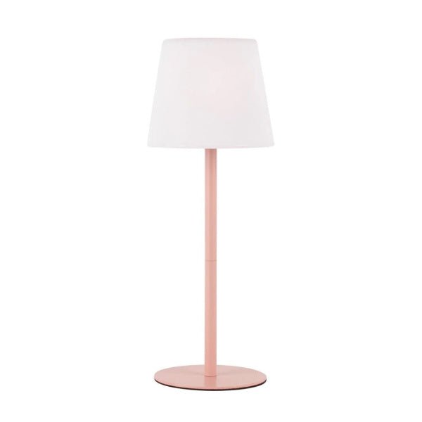 Leitmotiv Outdoors Rechargeable Table Lamp Light Pink - TABLE/BEDSIDE LAMPS - Beattys of Loughrea