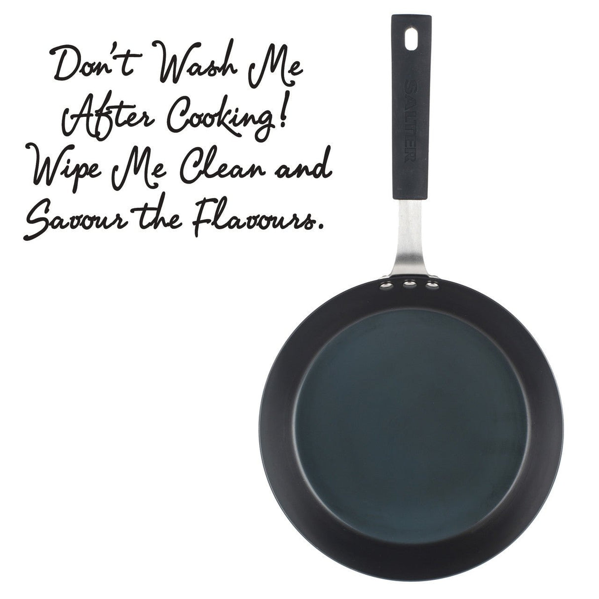 Salter Carbon Steel Pan for Life Frying Pan 24cm - FRYPAN/WOK/SKILLET - Beattys of Loughrea