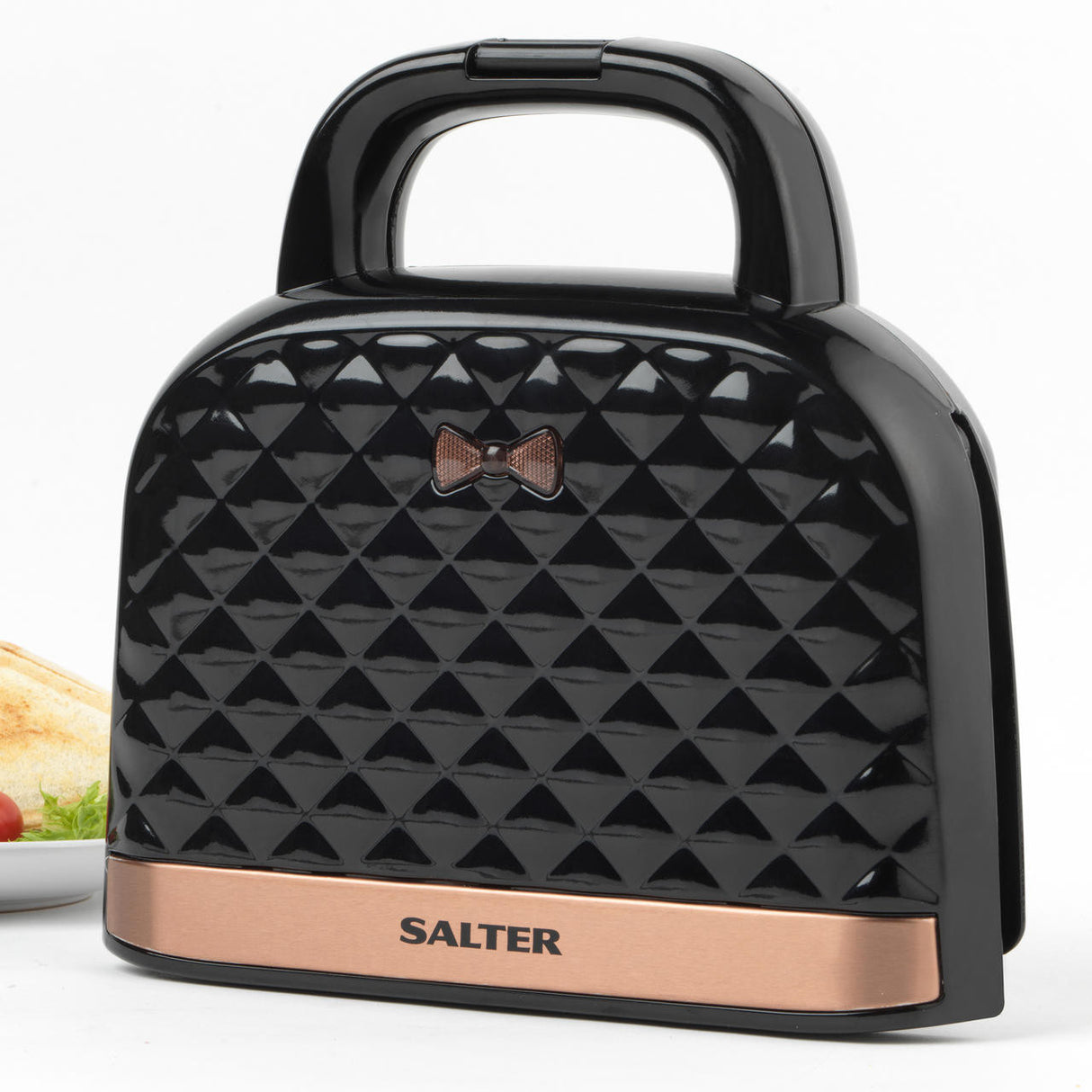 Salter Handbag Style Non-Stick Toastie Maker/Sandwich Toaster 750 W - SANDWICH MAKER - Beattys of Loughrea