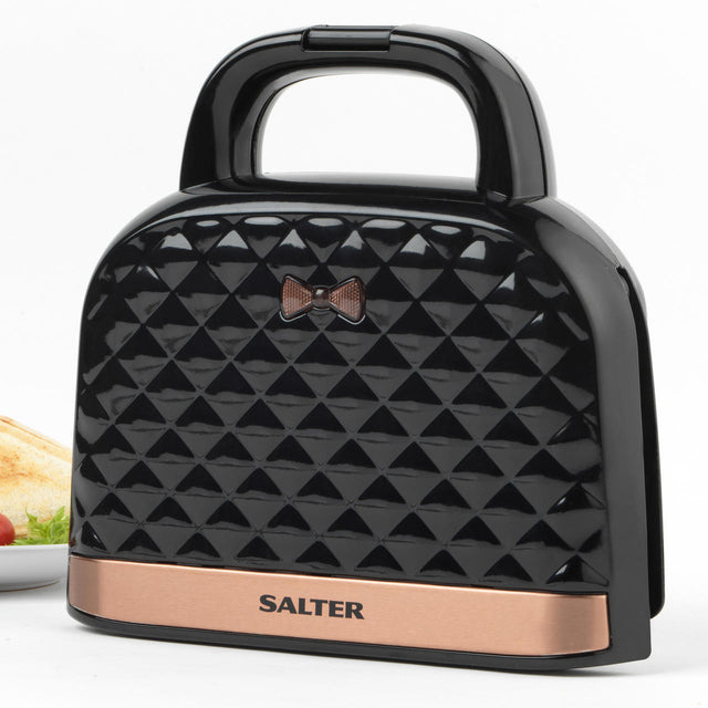Salter Handbag Style Non-Stick Toastie Maker/Sandwich Toaster 750 W - SANDWICH MAKER - Beattys of Loughrea