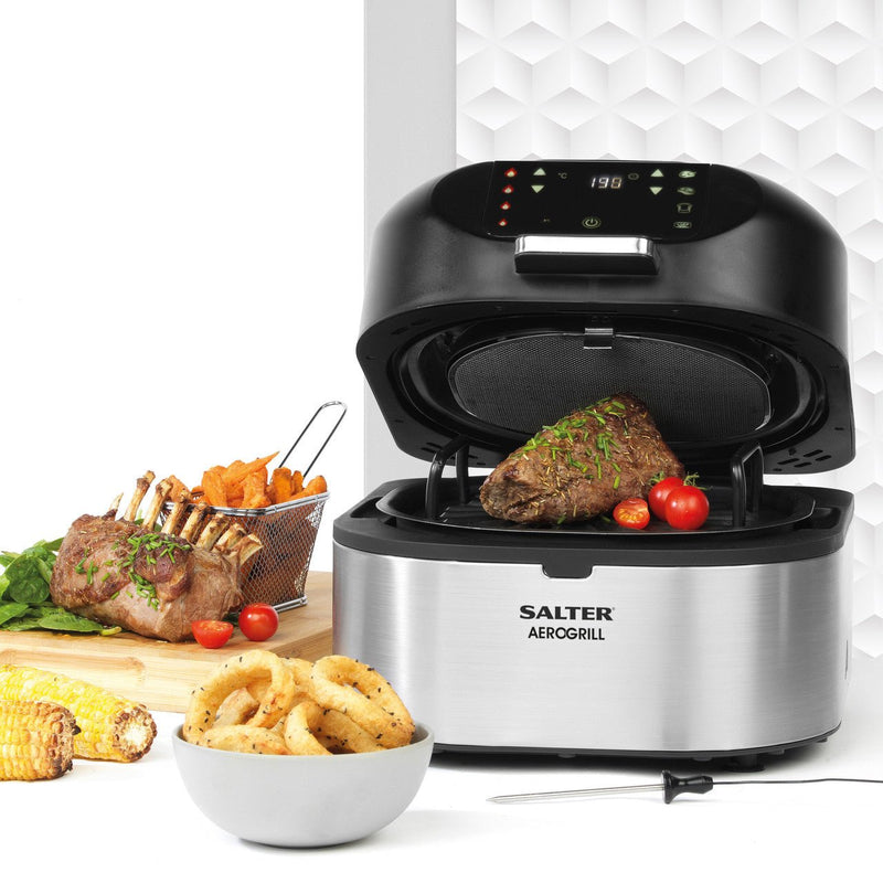Salter AeroGrill Air Fryer and Grill 5 In 1 Tabletop Multicooker - DEEP FAT FRYERS/ AIR FRYER - Beattys of Loughrea