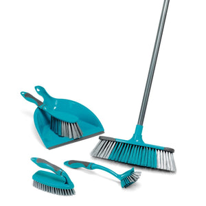 Beldray 5 Piece Cleaning Set Turquoise - CLEANING SWEEPNG BRUSH/BROOM/DUSTPAN - Beattys of Loughrea