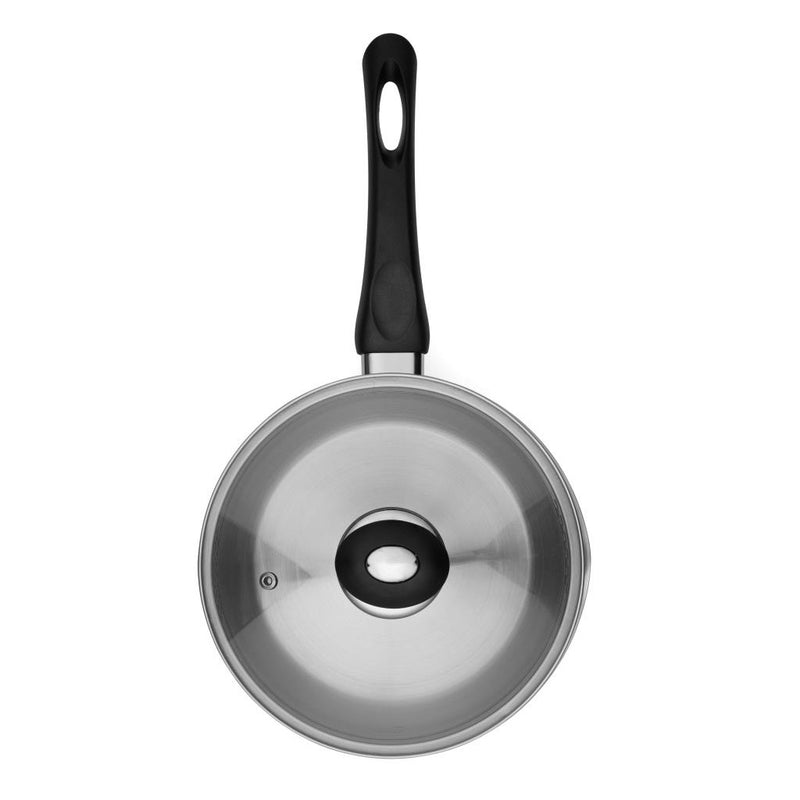 Russell Hobbs 18cm Stainless Steel Saucepan with Pouring Lip - COOKWARE - S/STEEL - Beattys of Loughrea