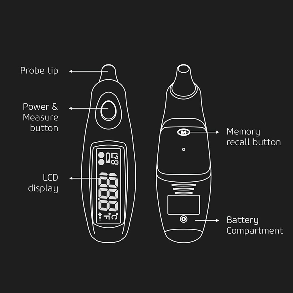 Salter Jumbo Display Ear Thermometer