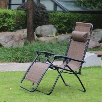 Reclining Zero Gravity Chair - Bronze - SINGLE GARDEN BENCH/ CHAIR - Beattys of Loughrea