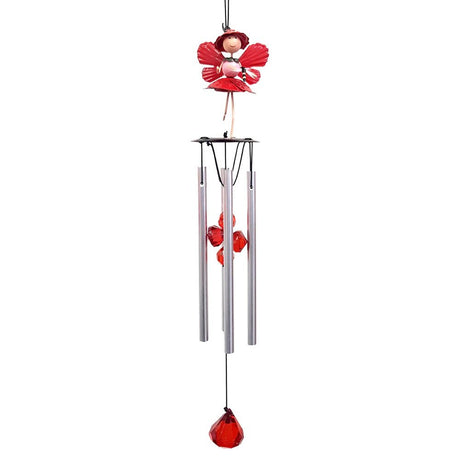 Poppy the Poppy Fairy Mini Wind Chime - SOLAR / GARDEN ORNAMENTS - Beattys of Loughrea
