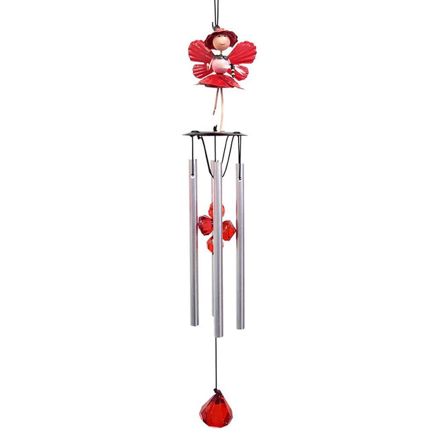 Poppy the Poppy Fairy Mini Wind Chime - SOLAR / GARDEN ORNAMENTS - Beattys of Loughrea
