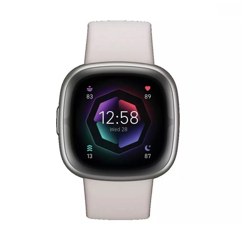 Fitbit Sense 2 Smart Watch - Lunar White/Platinum - SMARTWATCH, FITBIT - Beattys of Loughrea