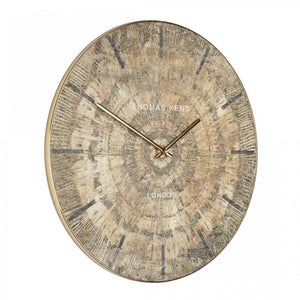 Thomas Kent 20" Starburst Wall Clock Gold - CLOCKS - Beattys of Loughrea