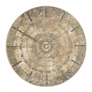 Thomas Kent 20" Starburst Wall Clock Gold - CLOCKS - Beattys of Loughrea