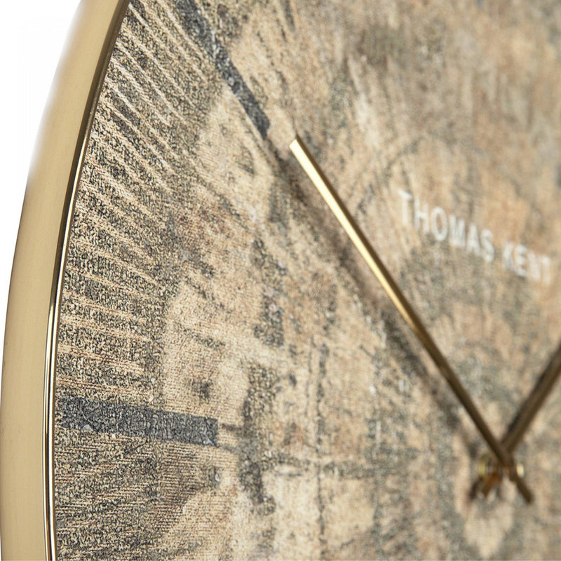 Thomas Kent 20" Starburst Wall Clock Gold - CLOCKS - Beattys of Loughrea