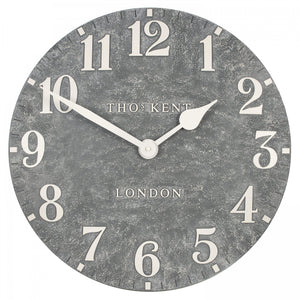 Thomas Kent 20" Outdoor Arabic Wall Clock Cement - CLOCKS - Beattys of Loughrea