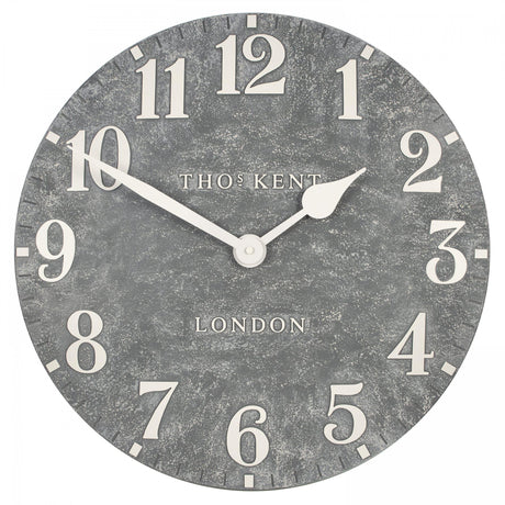 Thomas Kent 20" Outdoor Arabic Wall Clock Cement - CLOCKS - Beattys of Loughrea