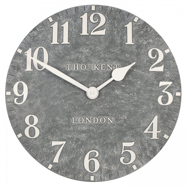 Thomas Kent 20" Outdoor Arabic Wall Clock Cement - CLOCKS - Beattys of Loughrea