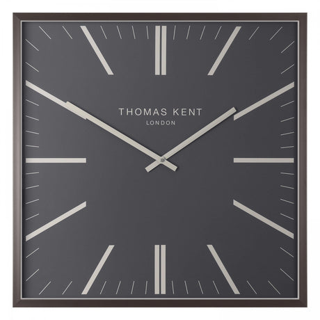 Thomas Kent 24" Garrick Wall Clock Graphite - CLOCKS - Beattys of Loughrea