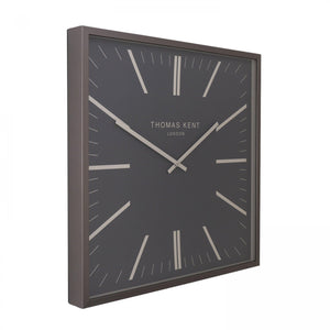 Thomas Kent 24" Garrick Wall Clock Graphite - CLOCKS - Beattys of Loughrea