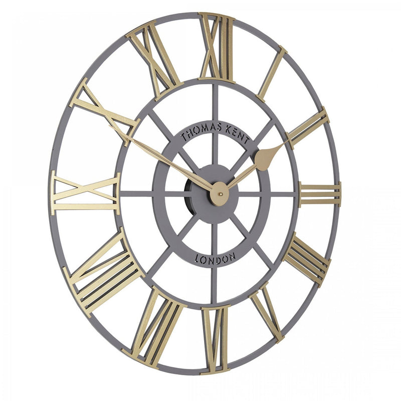 Thomas Kent 24" Evening Star Brass Wall Clock - CLOCKS - Beattys of Loughrea