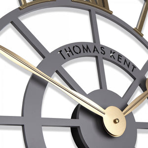 Thomas Kent 24" Evening Star Brass Wall Clock - CLOCKS - Beattys of Loughrea