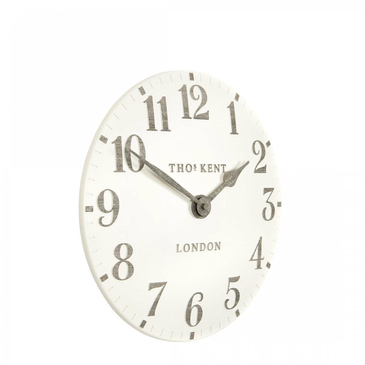 Thomas Kent 12" Arabic Wall Clock Limestone - CLOCKS - Beattys of Loughrea