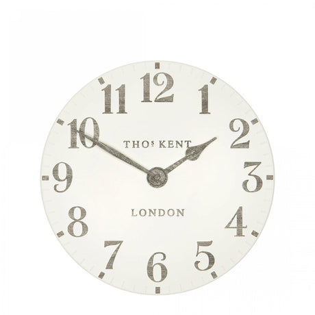 Thomas Kent 12" Arabic Wall Clock Limestone - CLOCKS - Beattys of Loughrea