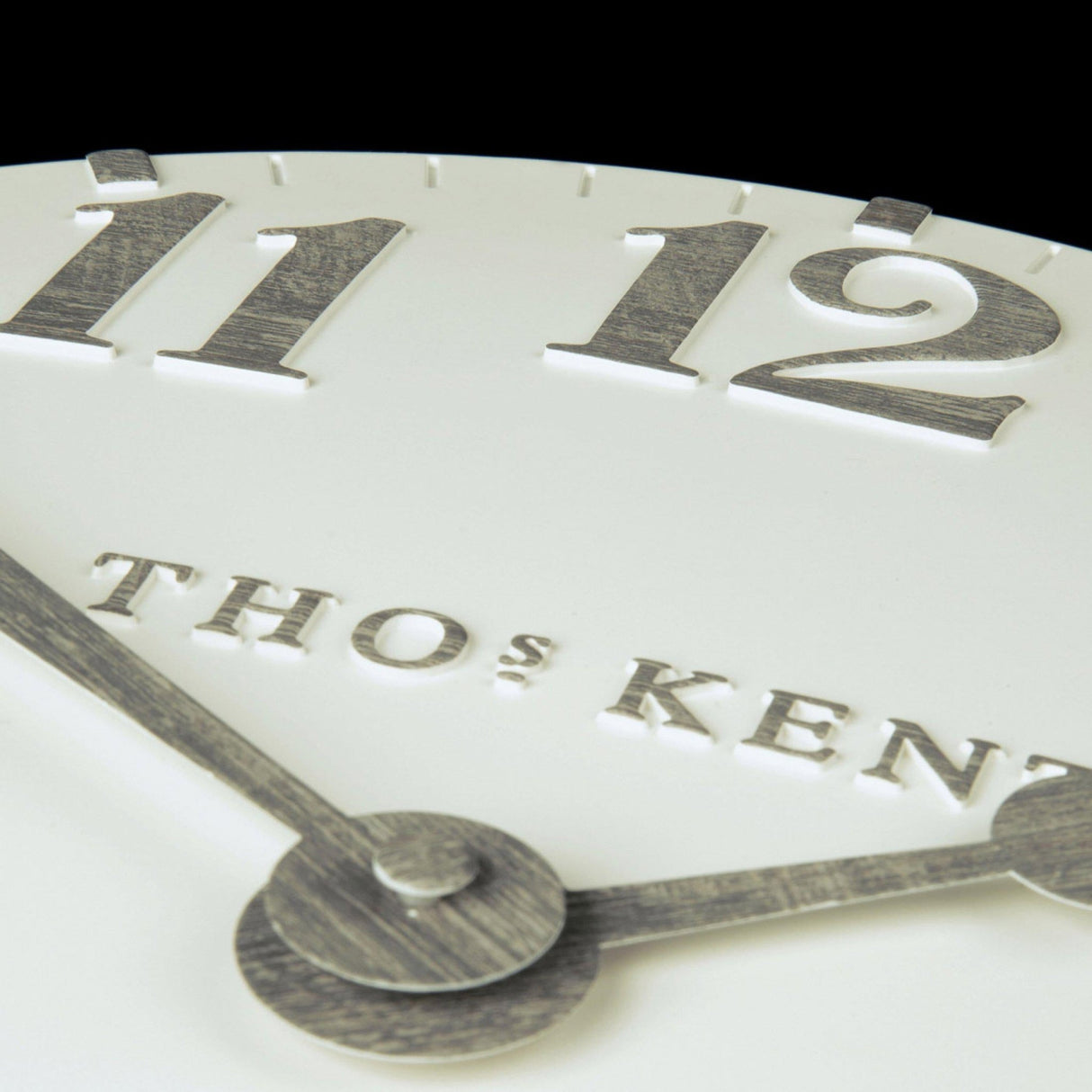 Thomas Kent 12" Arabic Wall Clock Limestone - CLOCKS - Beattys of Loughrea
