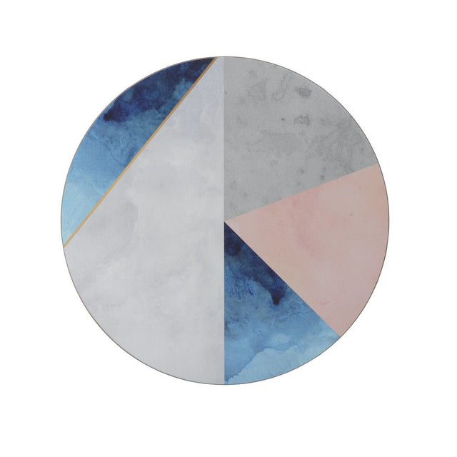 Creative Tops Geometric Palette Pack Of 4 Round Premium Placemats - TABLEMATS/COASTERS - Beattys of Loughrea