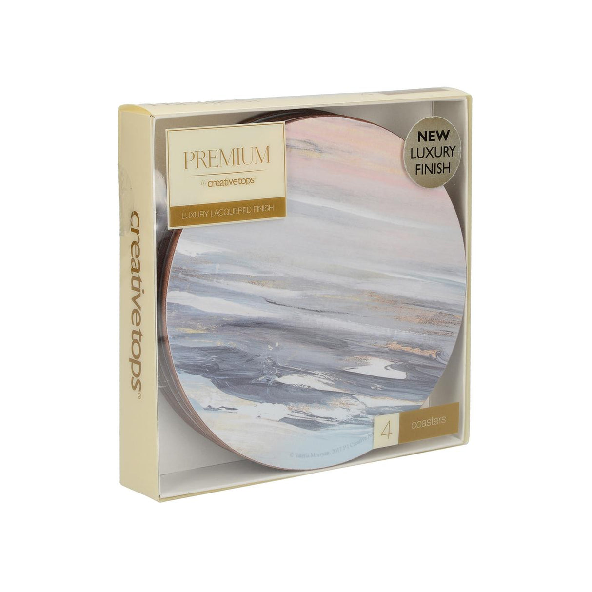 Creative Tops Tranquility 4pc Round Coasters 12cm - TABLEMATS/COASTERS - Beattys of Loughrea