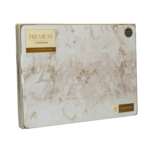 Creative Tops Grey Marble Pack Of 6 Premium Placemats - TABLEMATS/COASTERS - Beattys of Loughrea