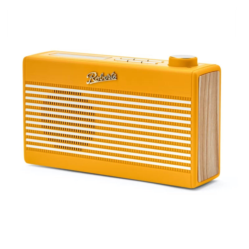 Roberts Rambler Mini Radio with Bluetooth - Sunburst Yellow - DAB DIGITAL RADIO - Beattys of Loughrea