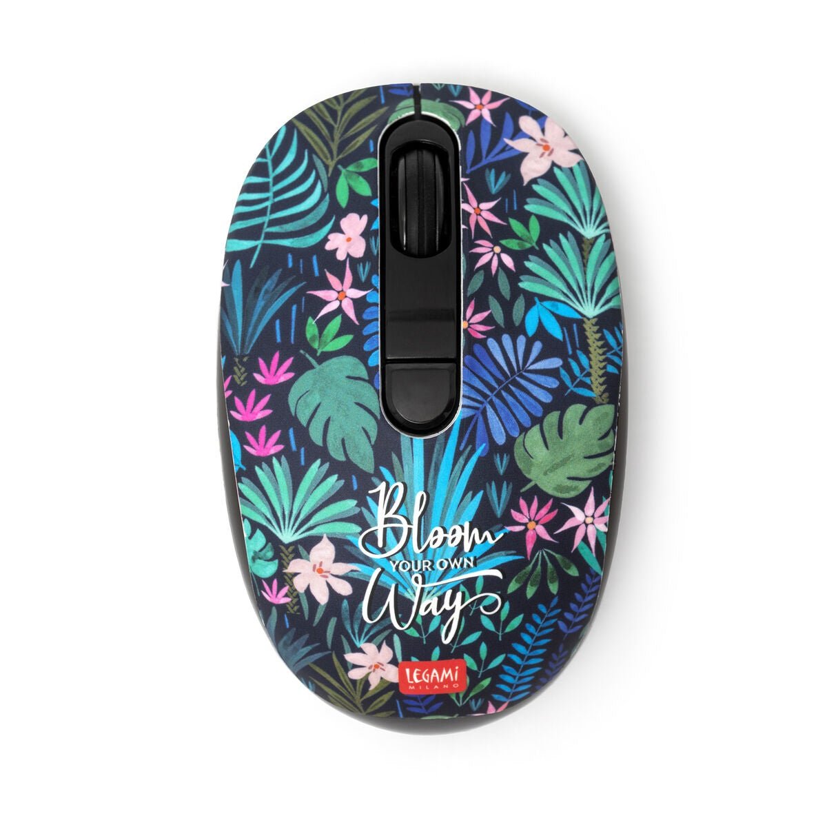Legami Wireless Mouse with USB Receiver - Flora - MOUSE/ NUMBER PAD - Beattys of Loughrea