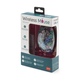 Legami Wireless Mouse with USB Receiver - Flora - MOUSE/ NUMBER PAD - Beattys of Loughrea
